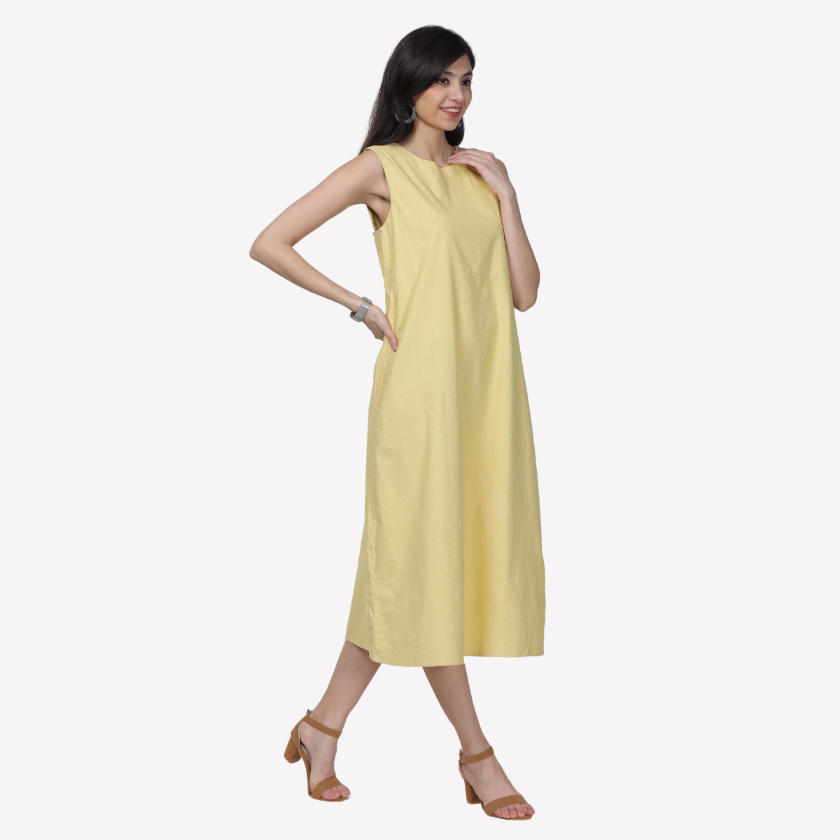 Party Wear Blue Ladies Rayon Sleeveless Maxi Dress at Rs 294/piece in Jaipur